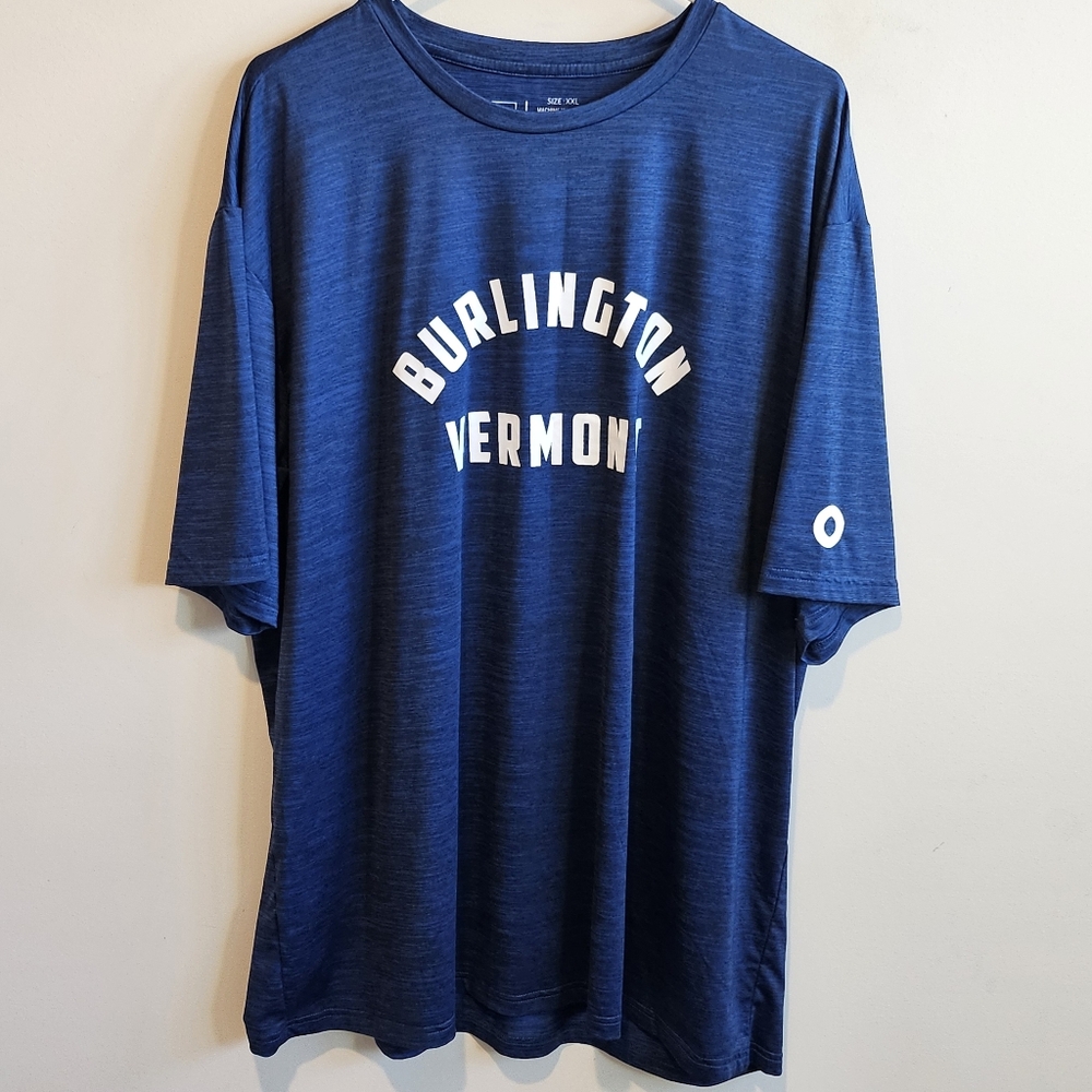 NWOT SEC 119 Phish Burlington Vermont Performance Shirt - Size XXL - Navy Blue